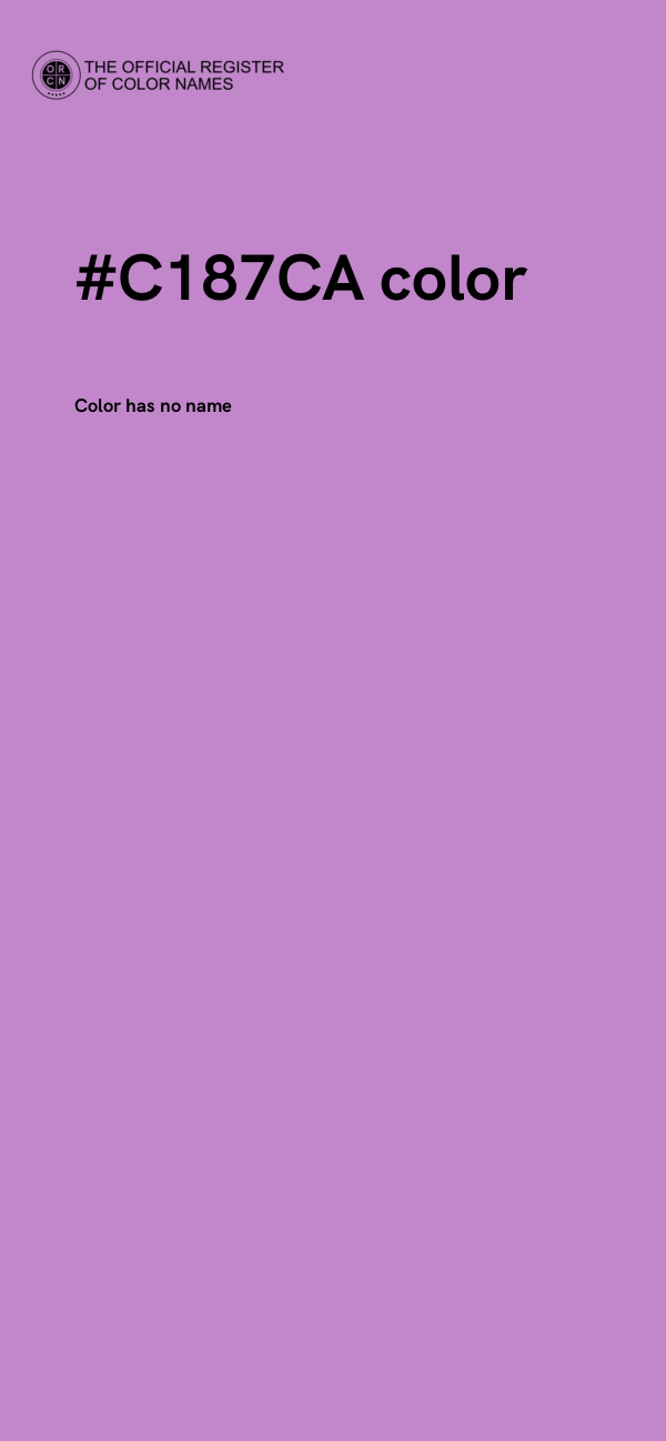 #C187CA color image