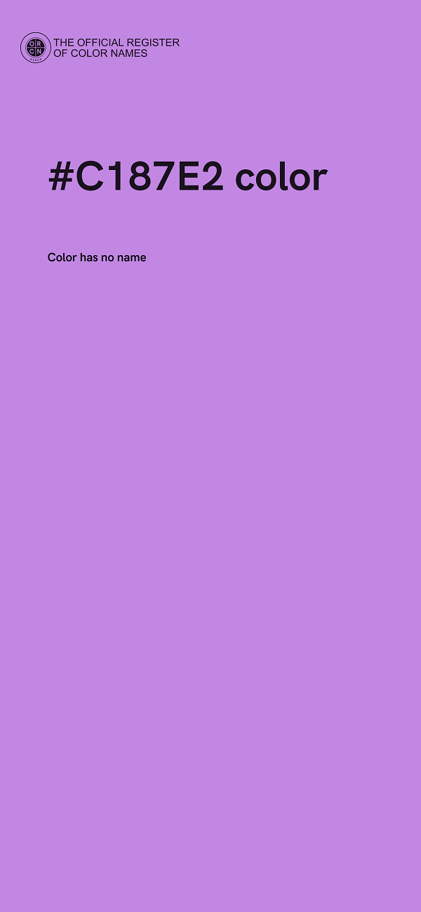 #C187E2 color image