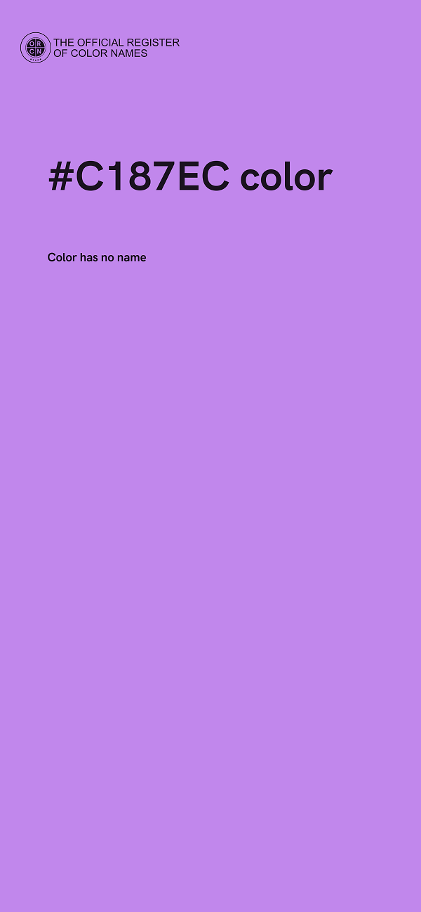 #C187EC color image