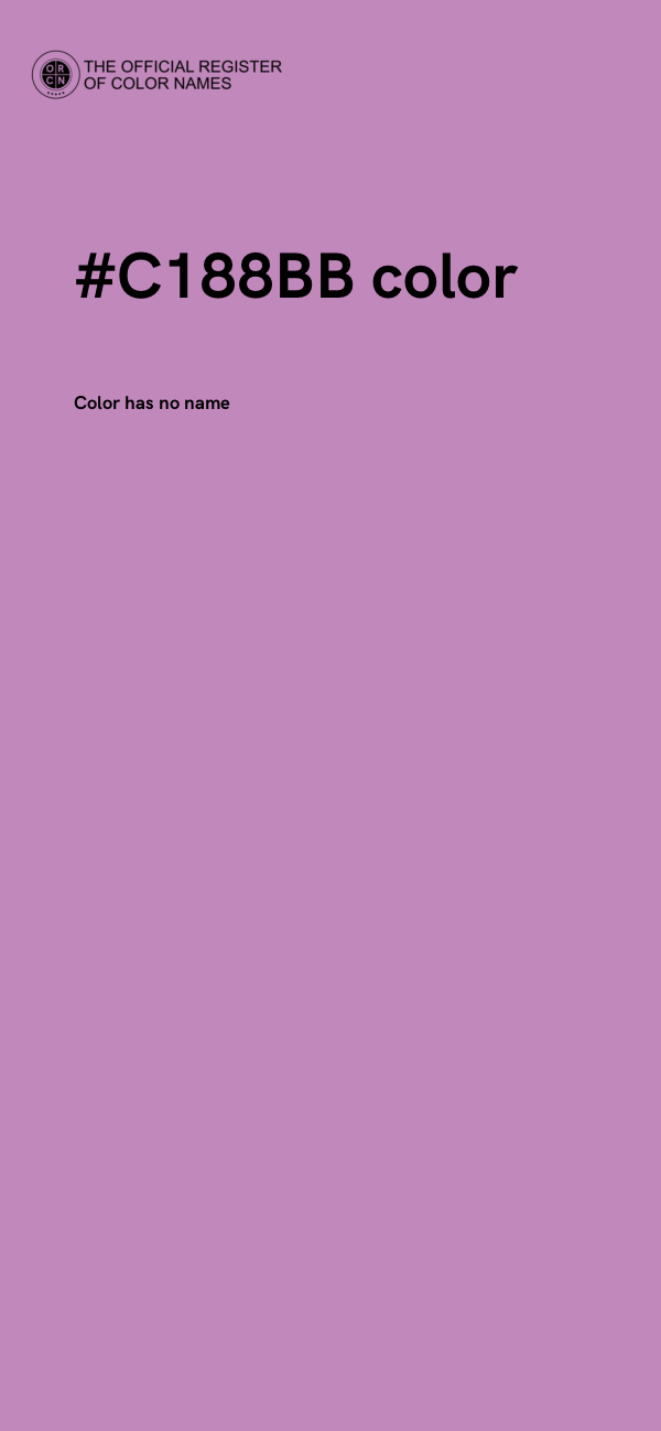 #C188BB color image
