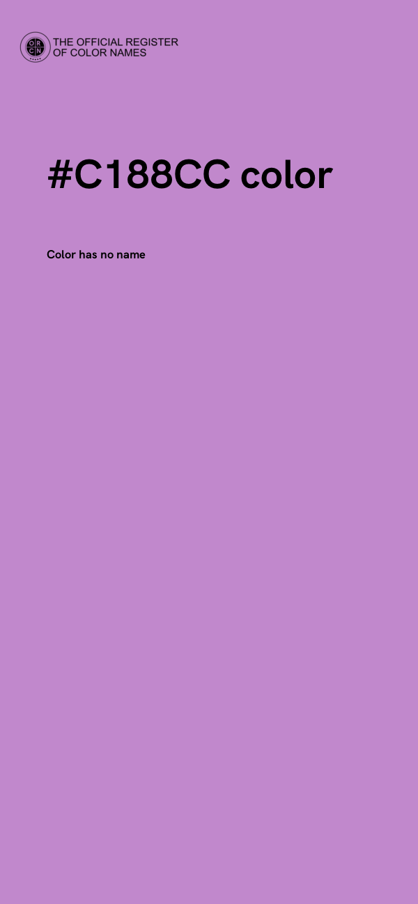 #C188CC color image