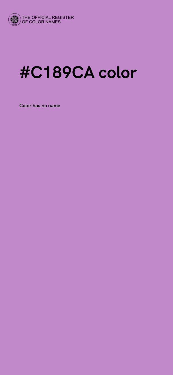 #C189CA color image