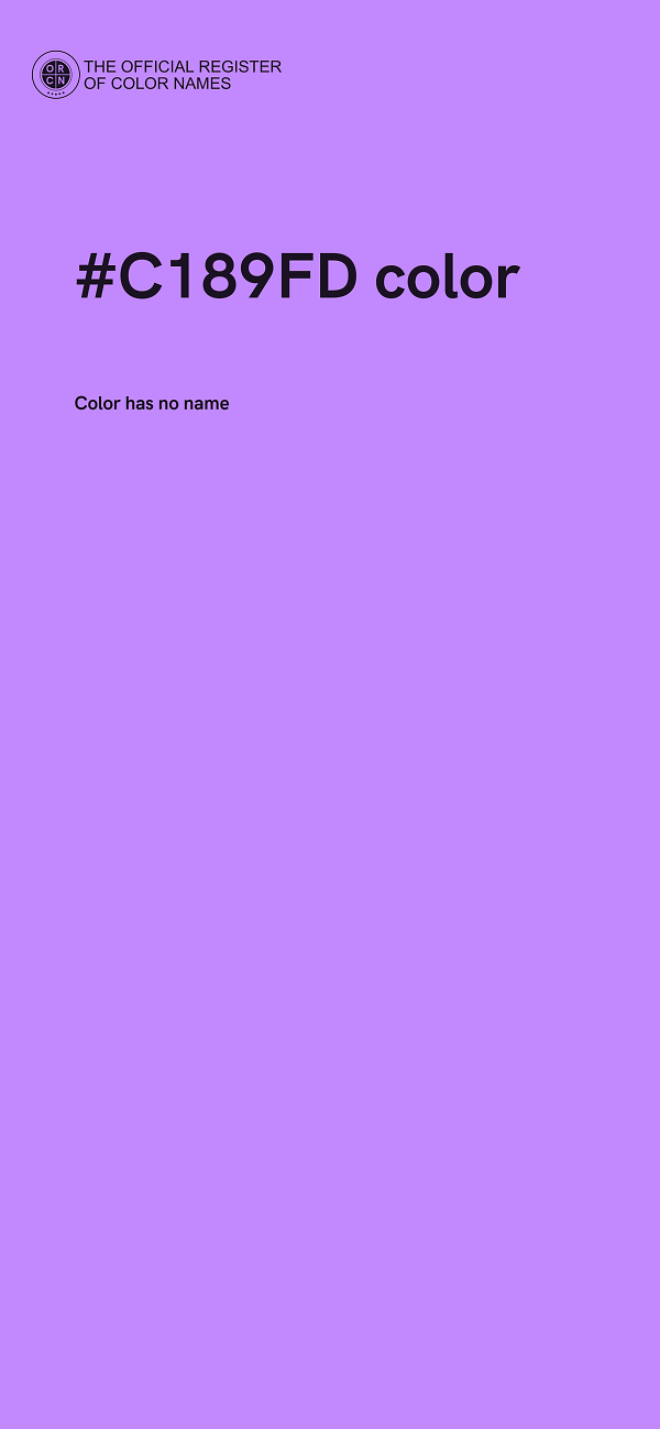 #C189FD color image