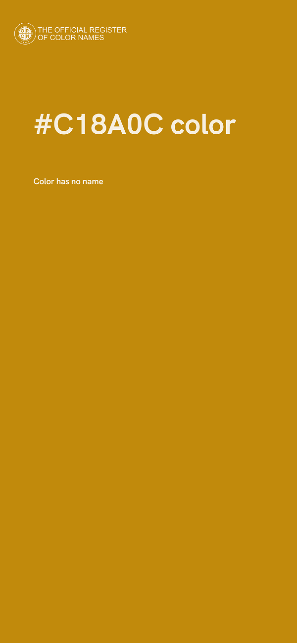 #C18A0C color image