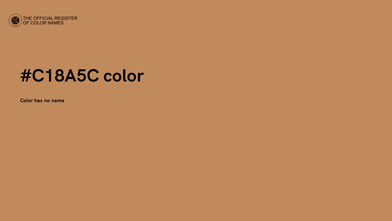 #C18A5C color image