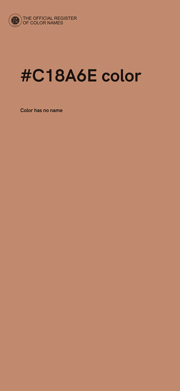 #C18A6E color image