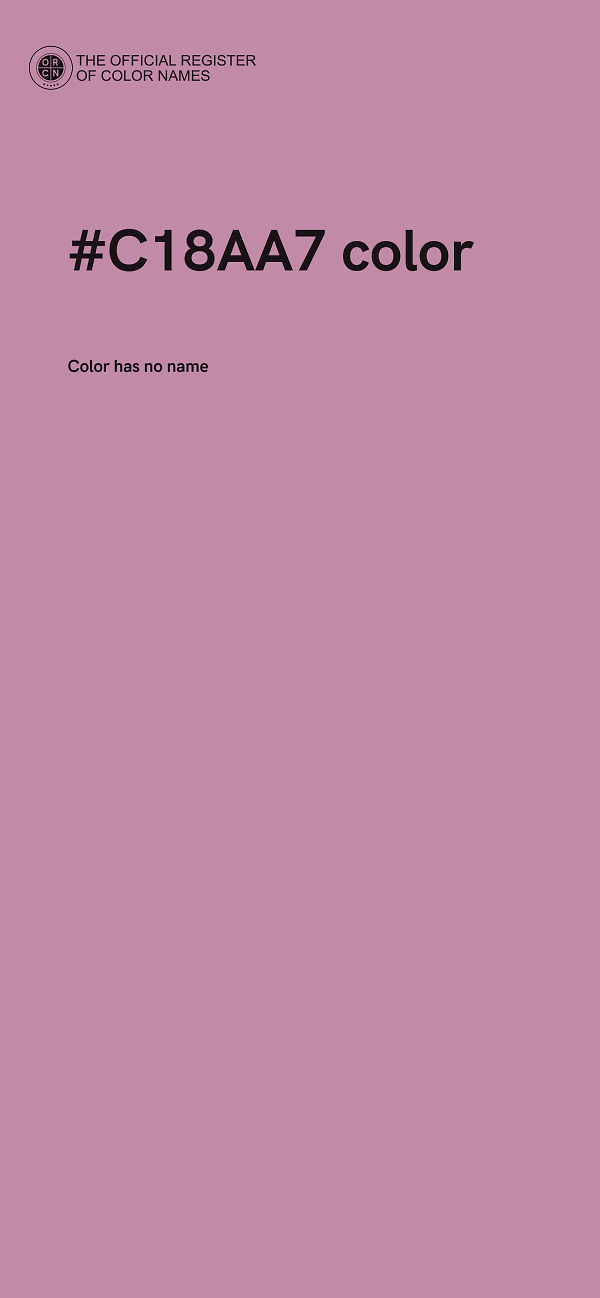 #C18AA7 color image
