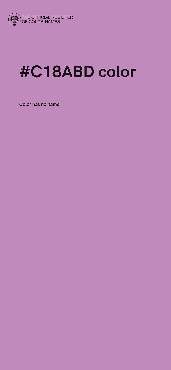 #C18ABD color image
