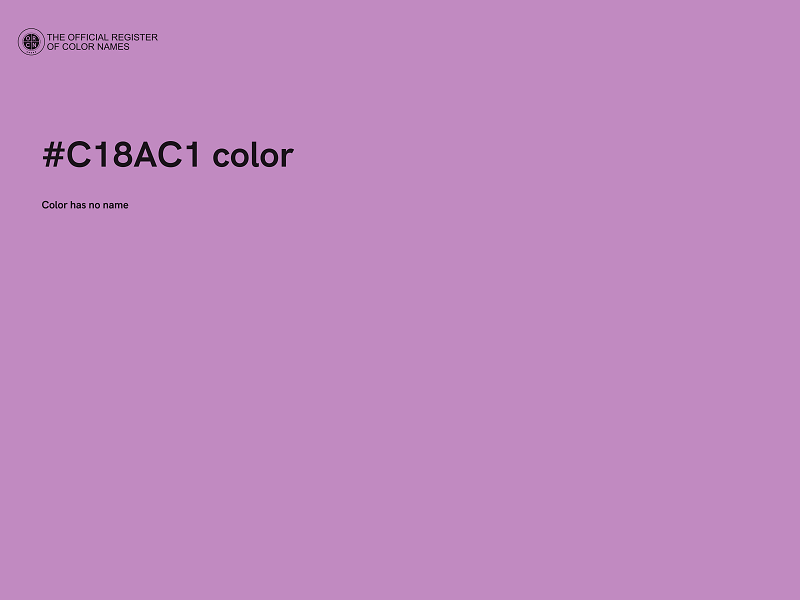 #C18AC1 color image