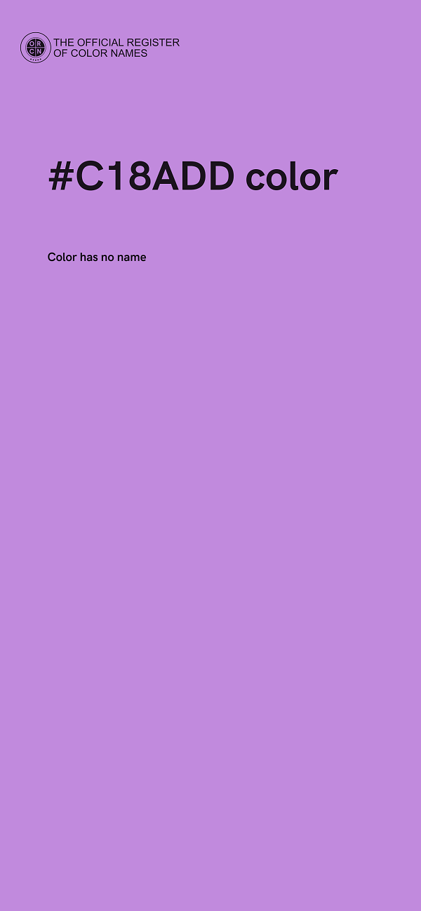 #C18ADD color image