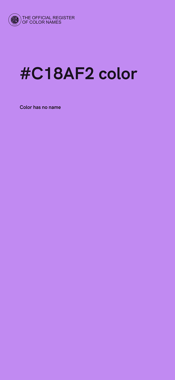#C18AF2 color image