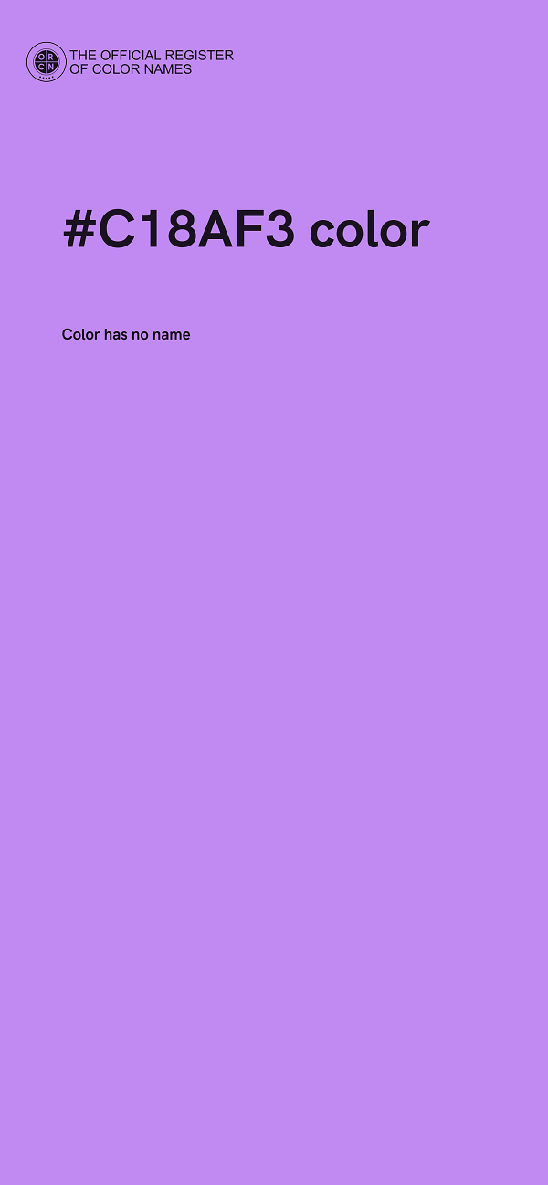 #C18AF3 color image