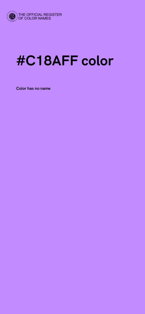 #C18AFF color image