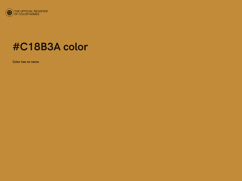 #C18B3A color image