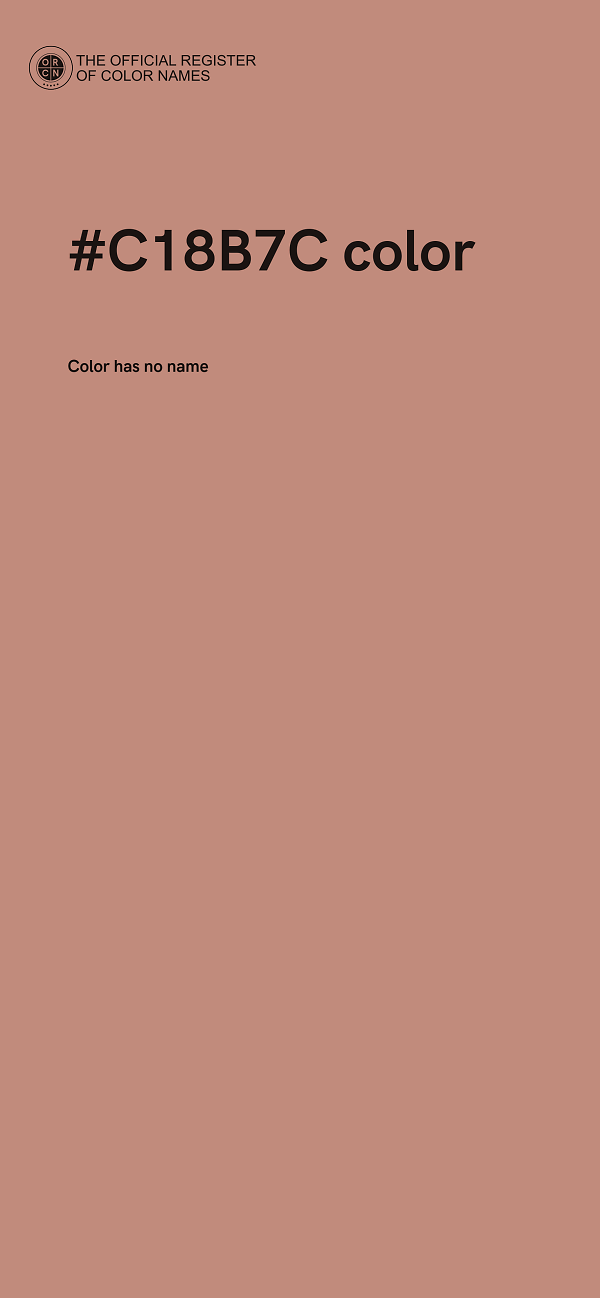 #C18B7C color image