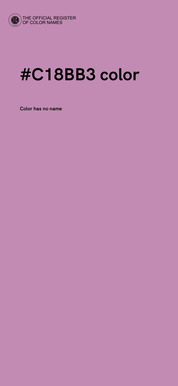#C18BB3 color image