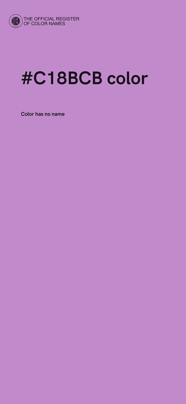 #C18BCB color image
