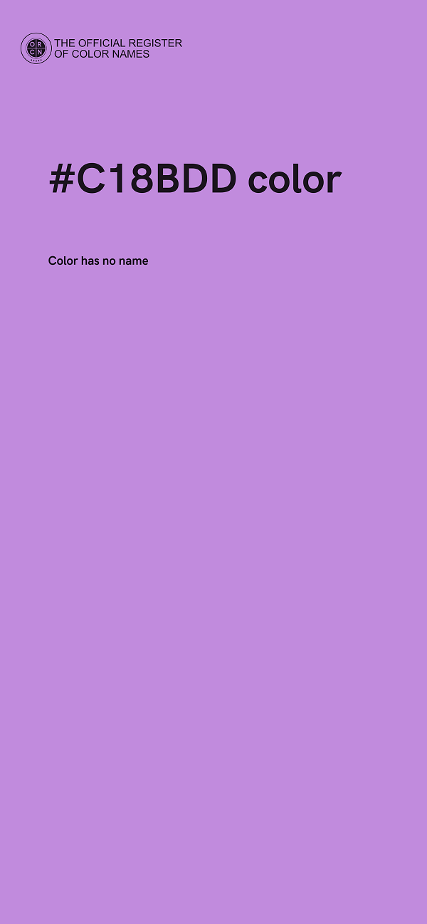 #C18BDD color image