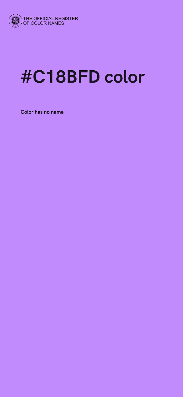 #C18BFD color image