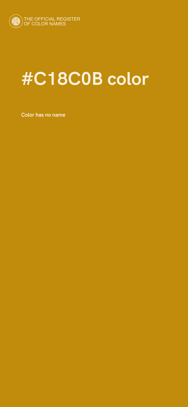#C18C0B color image