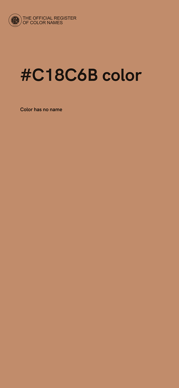 #C18C6B color image