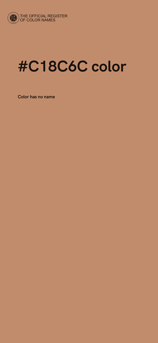 #C18C6C color image