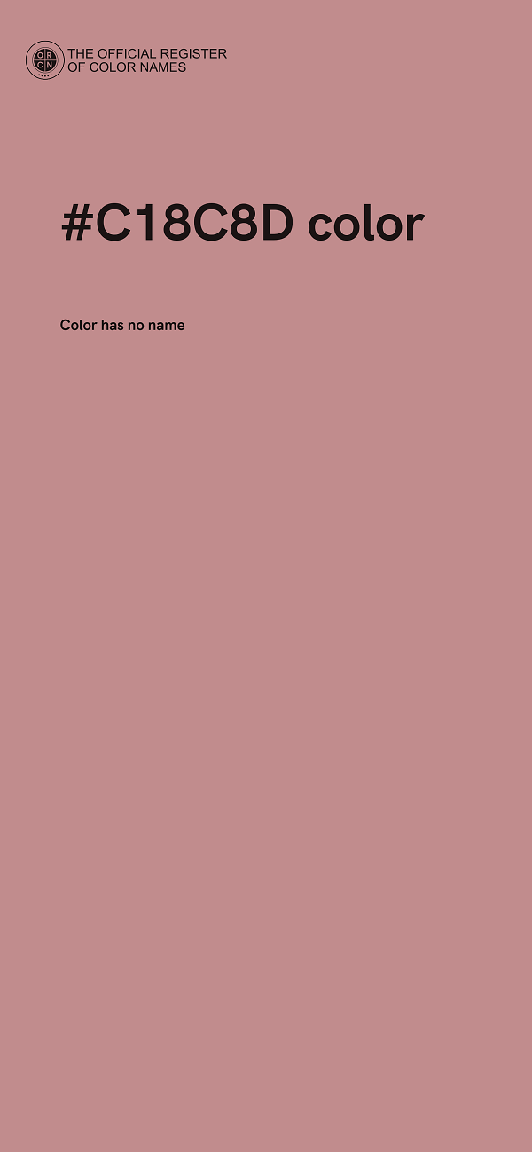 #C18C8D color image
