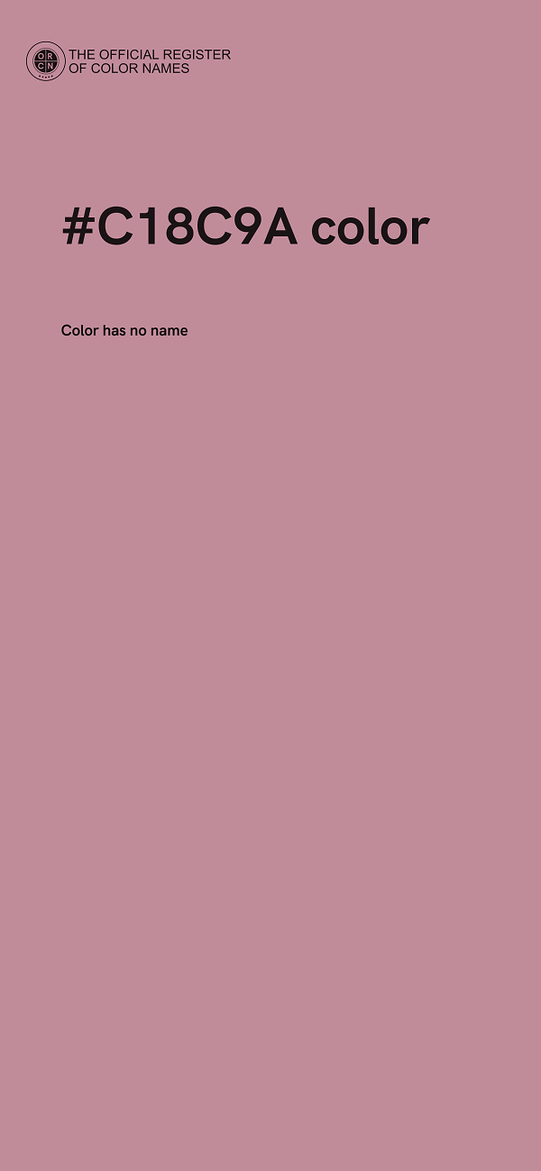 #C18C9A color image
