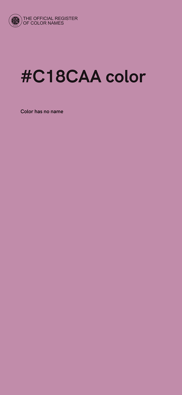 #C18CAA color image