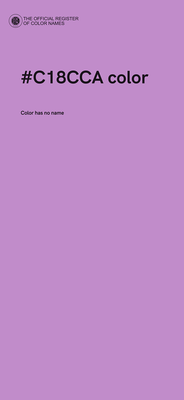 #C18CCA color image