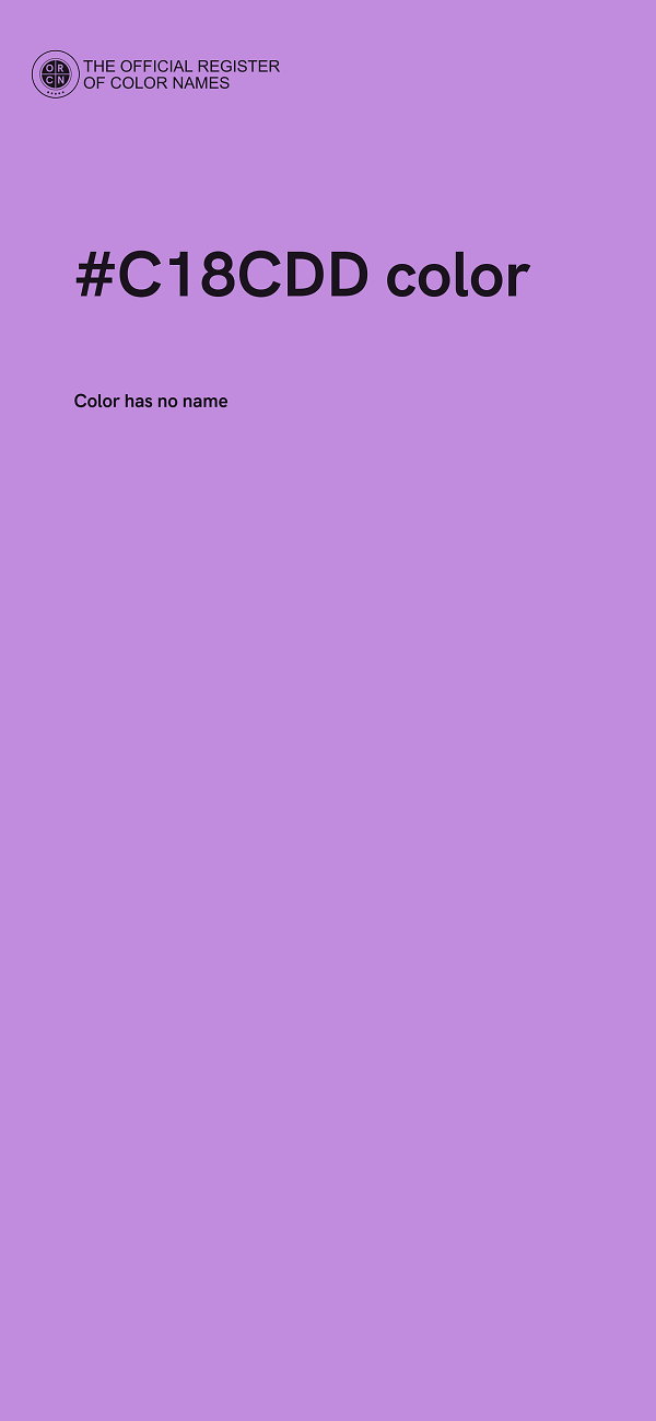 #C18CDD color image