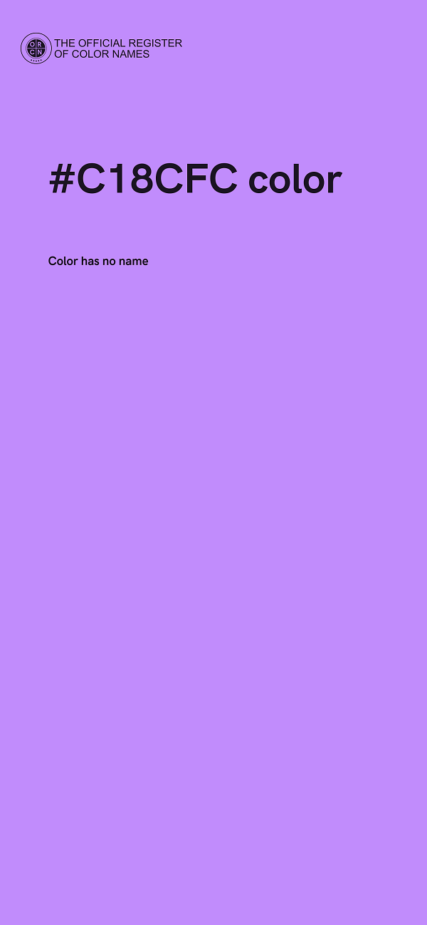 #C18CFC color image