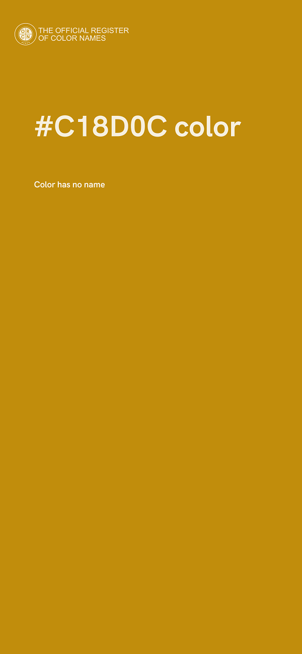 #C18D0C color image