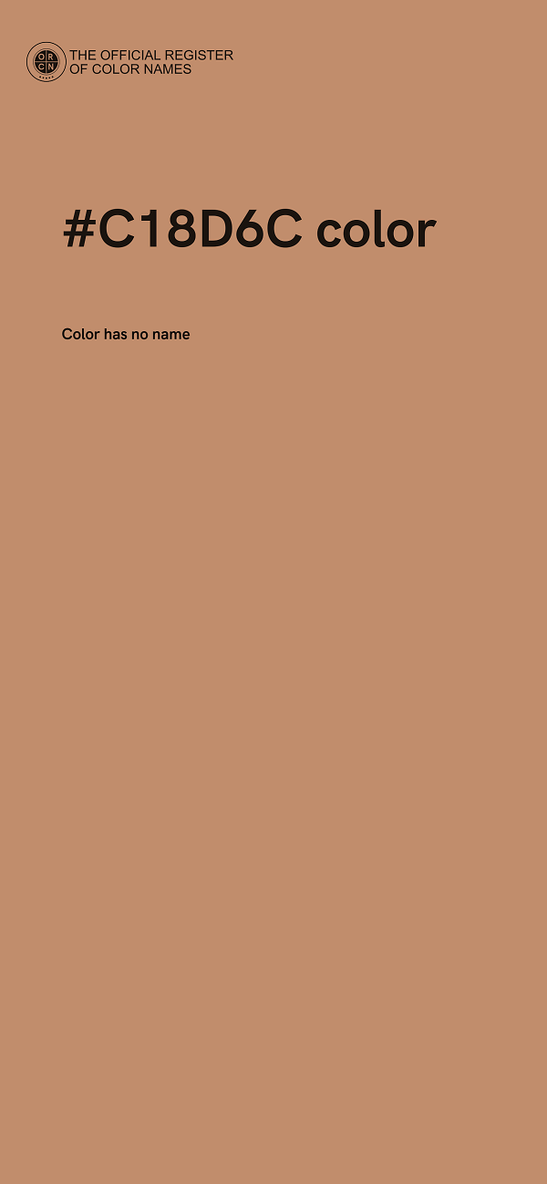 #C18D6C color image