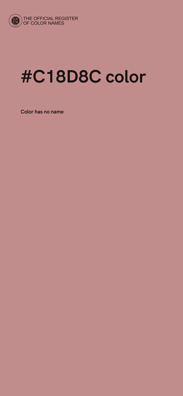 #C18D8C color image