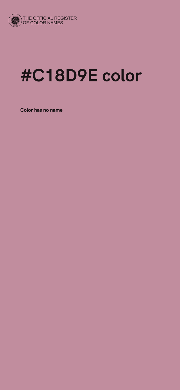 #C18D9E color image