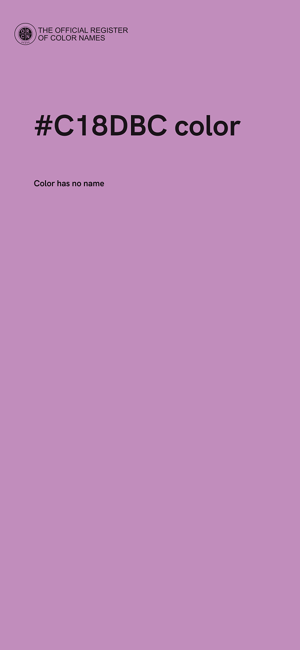 #C18DBC color image