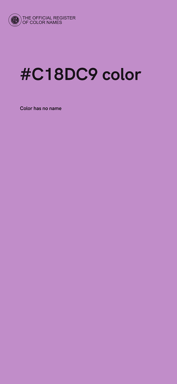 #C18DC9 color image