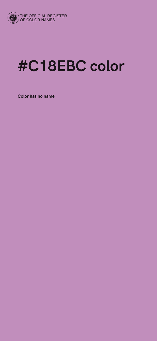#C18EBC color image