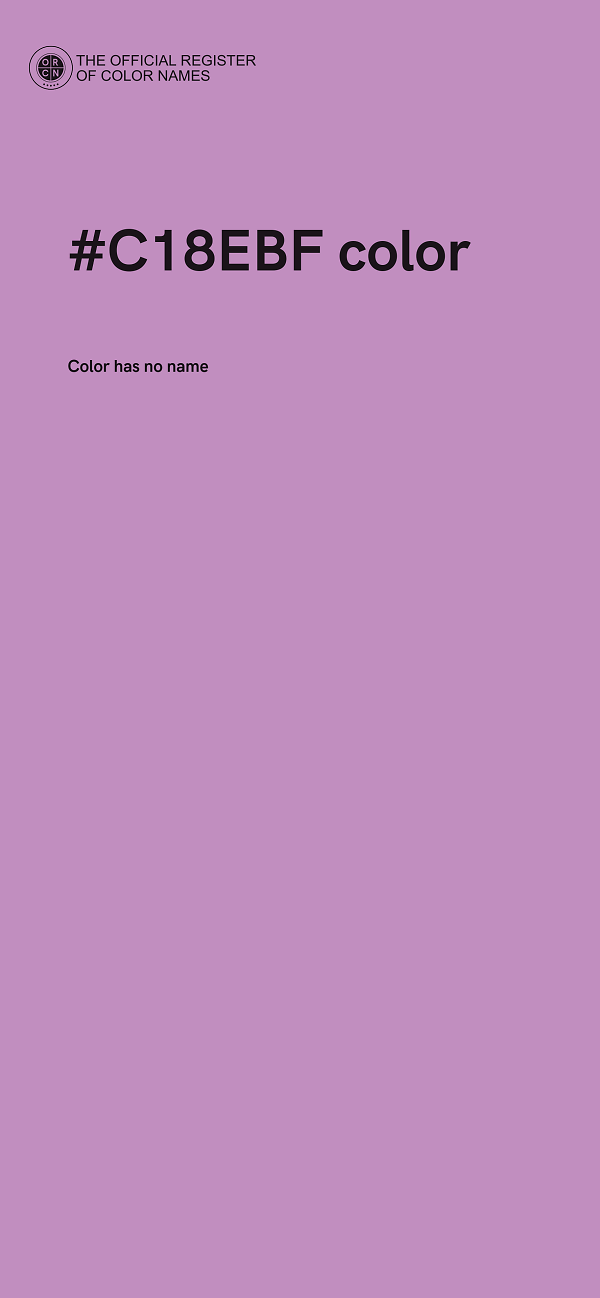 #C18EBF color image