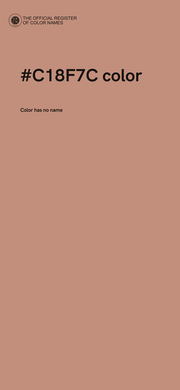 #C18F7C color image
