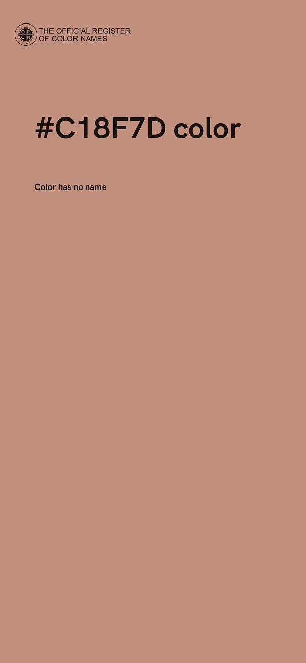 #C18F7D color image
