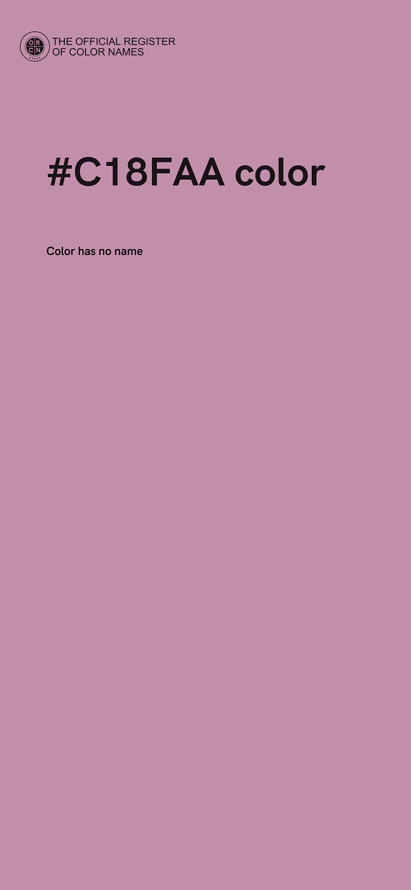 #C18FAA color image