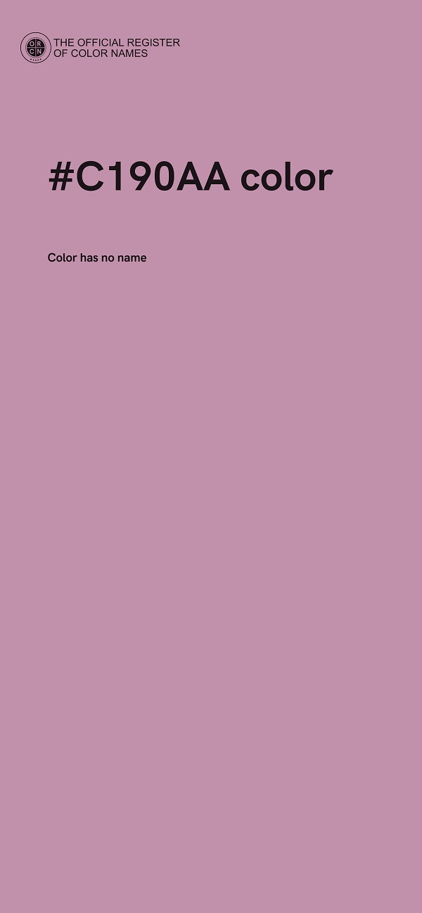 #C190AA color image