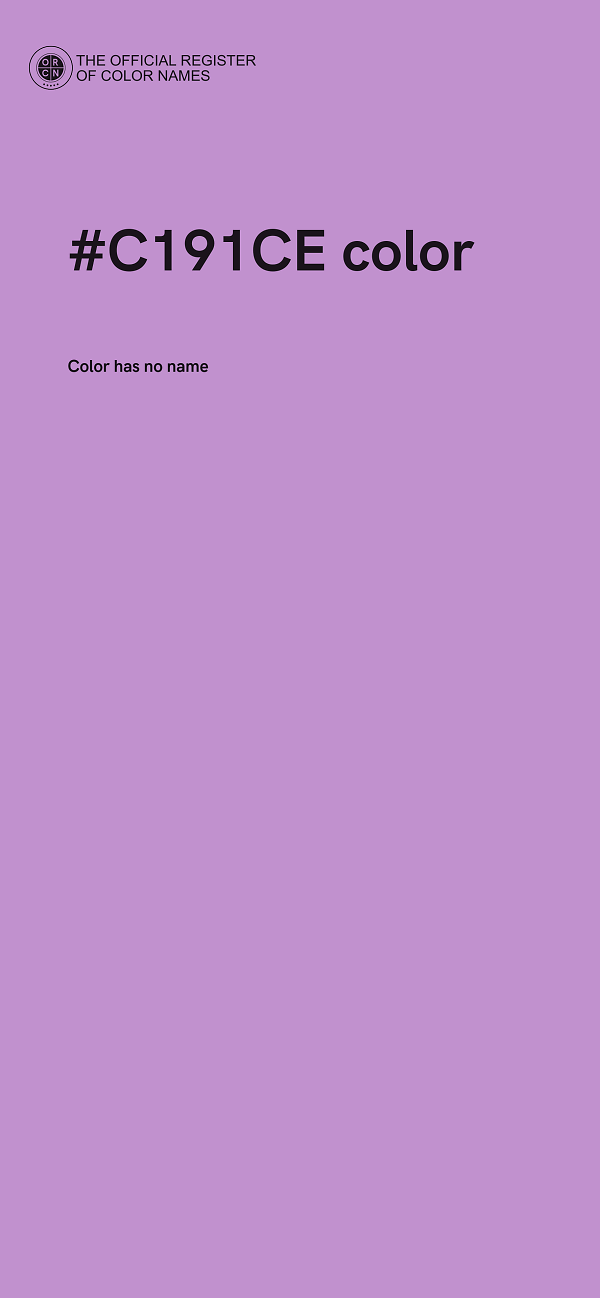 #C191CE color image