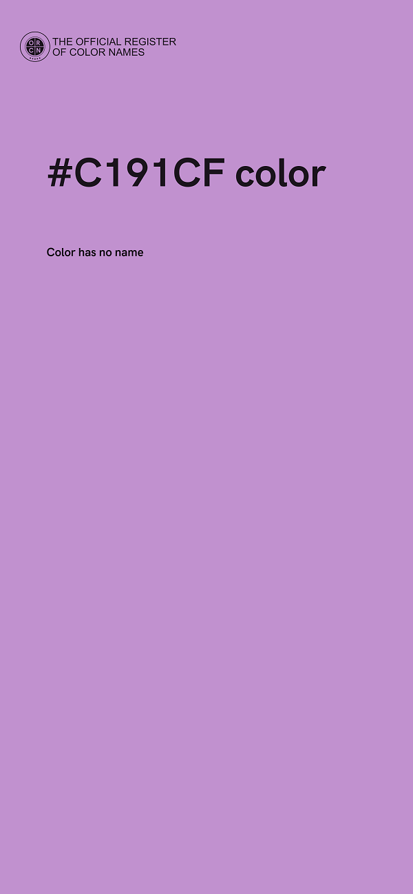 #C191CF color image