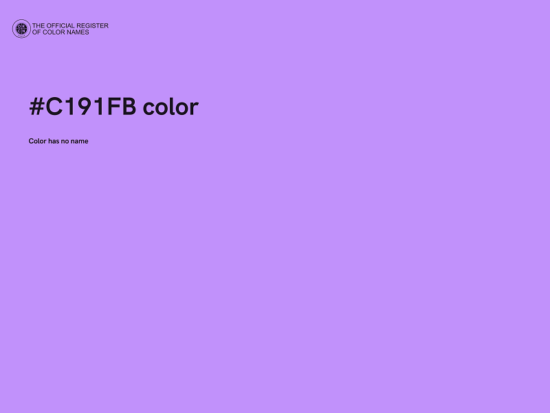 #C191FB color image
