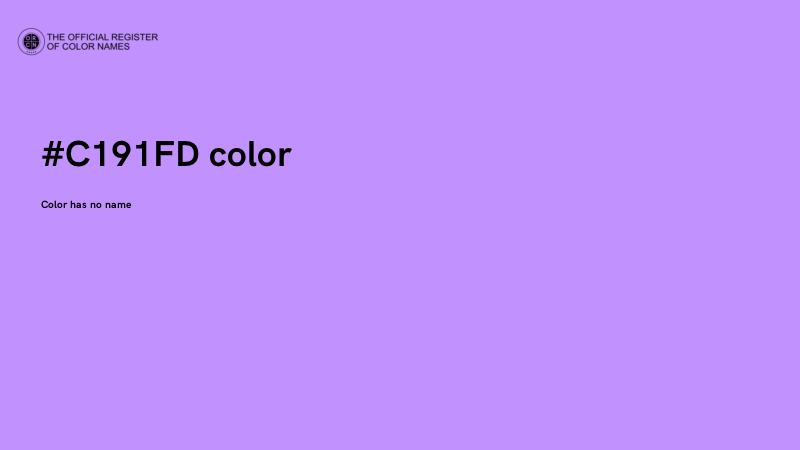 #C191FD color image
