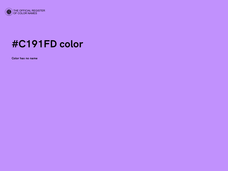 #C191FD color image