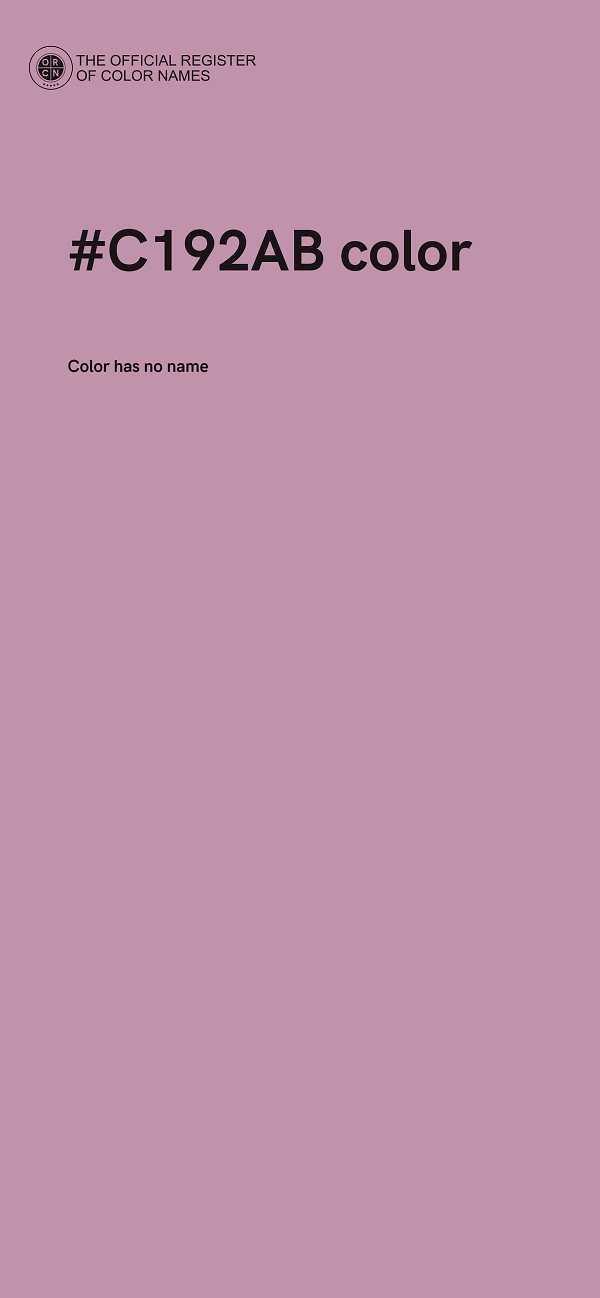 #C192AB color image